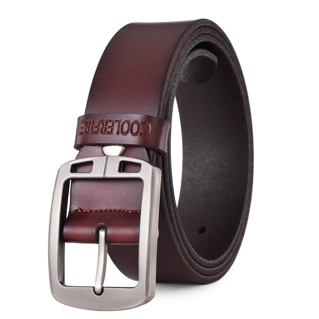 Vintage Cowhide Leather Belt for Men - Wnkrs