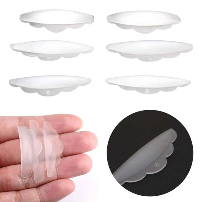 Transparent Silicone Eyelash Lifting Curlers 6 pcs Set - wnkrs