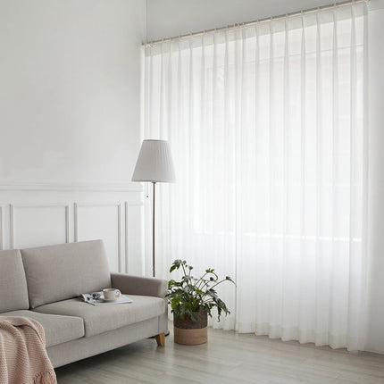 White Curtains for Living Room - wnkrs