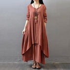 Long Sleeved, Red / XXL