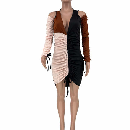 Women's Drawstring Knee Dress - Wnkrs