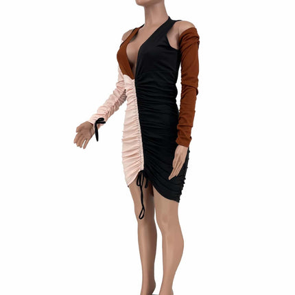 Women's Drawstring Knee Dress - Wnkrs