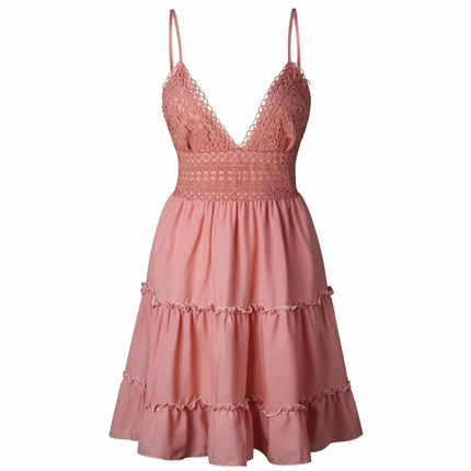 Midsummer Women's Lace Backless Dress - Wnkrs