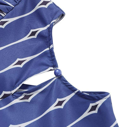 Women's Maxi Dress with Lantern Sleeve - Wnkrs