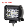 1 barra LED de 54 W.