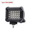 1 barra LED de 72 W.