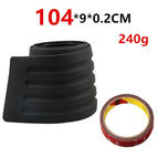 black-104-cm-40-94-inch / rubber