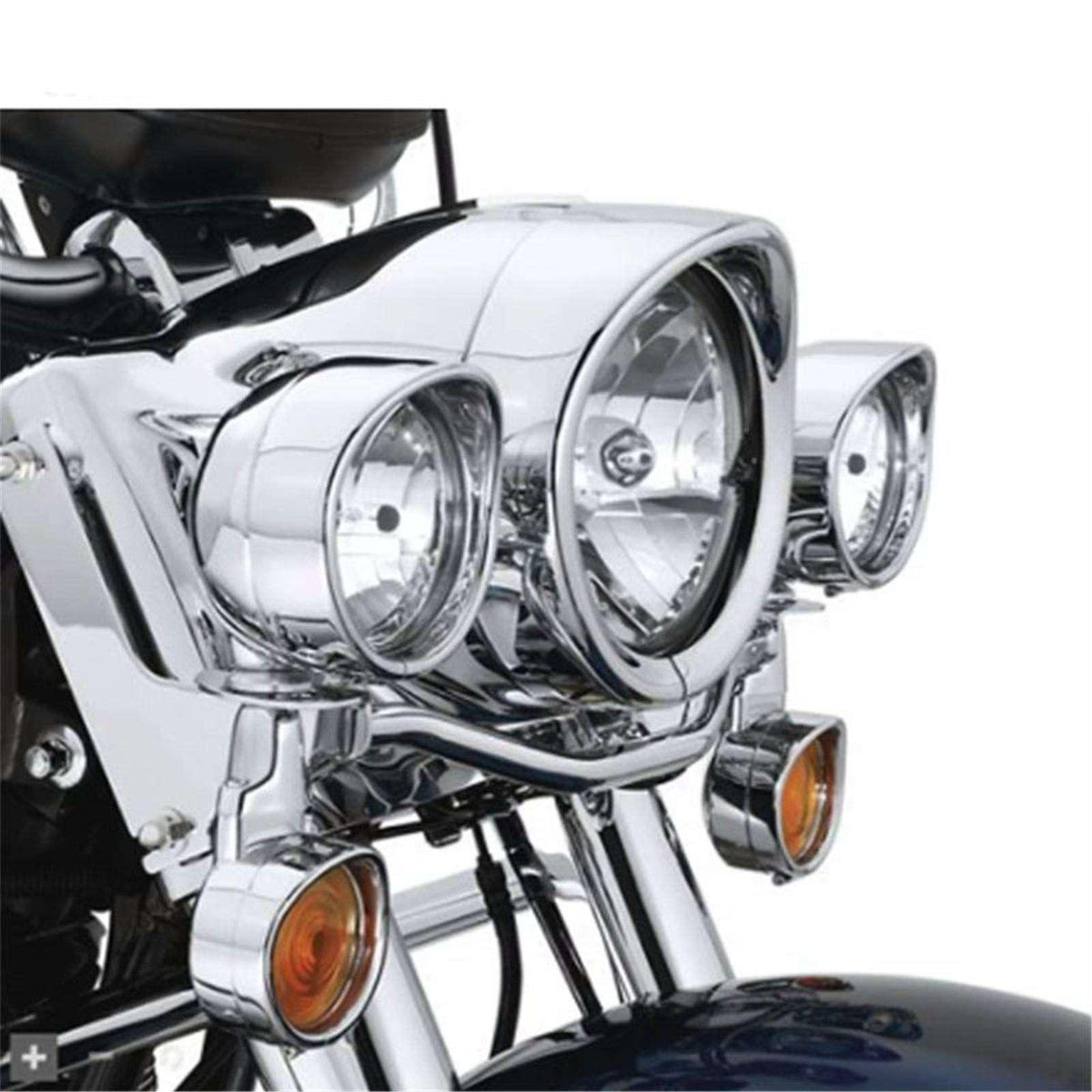 Motorcycle Visor Headlight Trim Ring Set