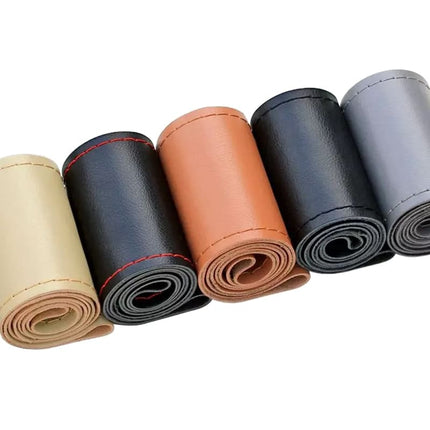 Soft Genuin Leather Car Wheel Cover - wnkrs