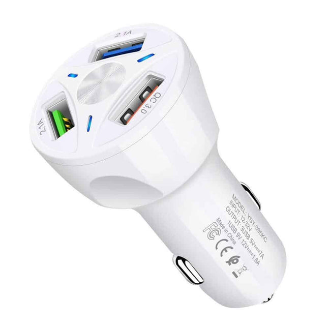 Triple USB Quick Car Charger - wnkrs