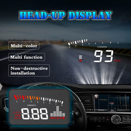 Car HUD Display Warning System - wnkrs