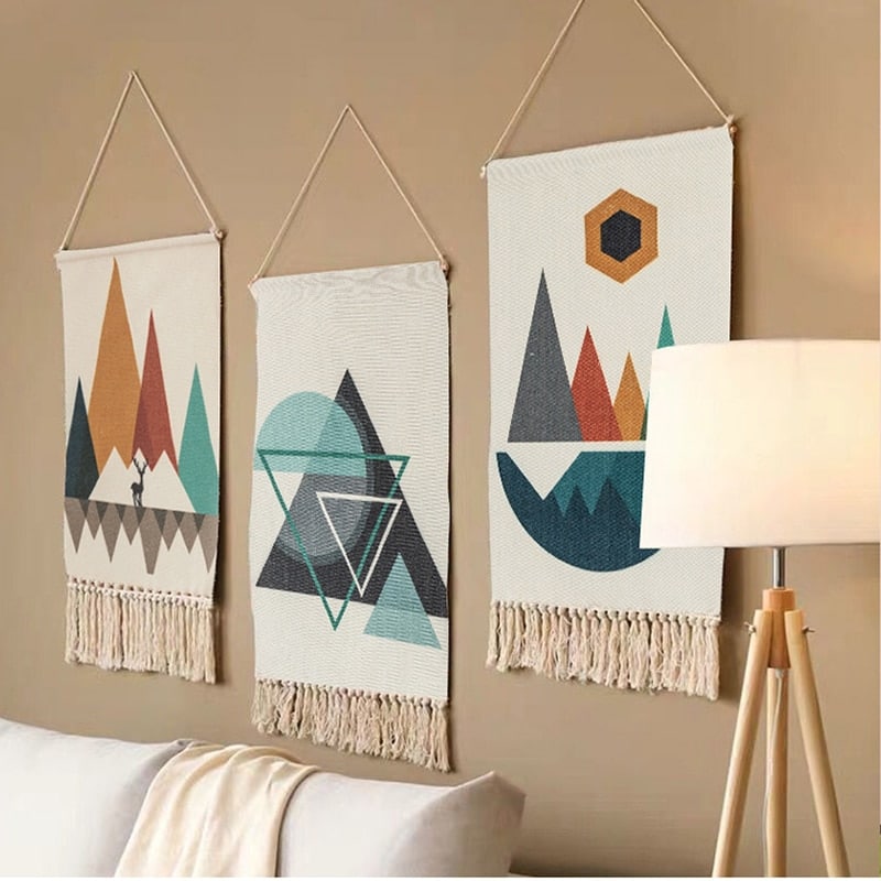 Boho Wall Decor with Tassels