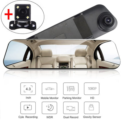 HD 1080P Dash Camera for Cars with Rear View - wnkrs
