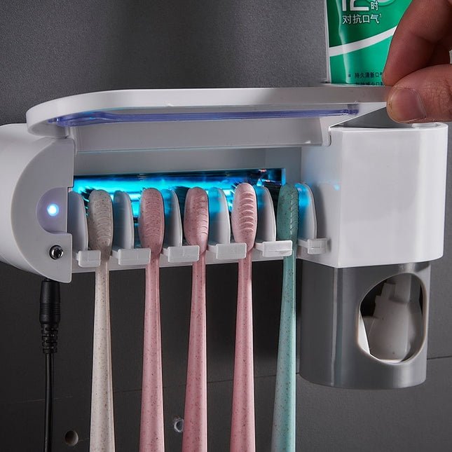 Toothbrush Holder With UV Sterilizer - wnkrs