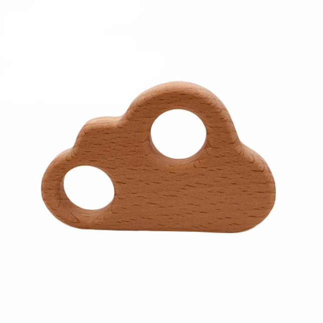 Natural Wood Baby Teether Toy Set - wnkrs
