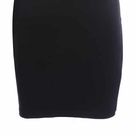 Women's Leather Paneled Bodycon Dress - Wnkrs