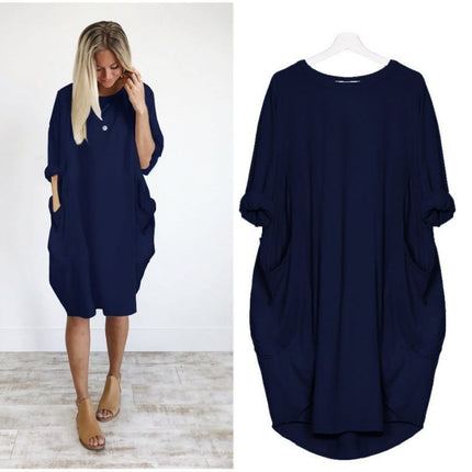 Women's Casual Wife Mom Boss Printed Dress - Wnkrs