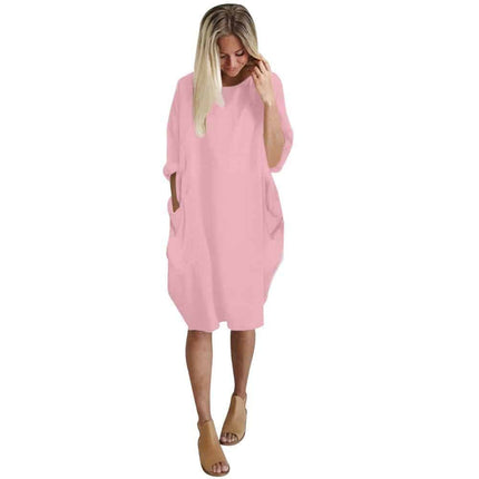 Women's Casual Wife Mom Boss Printed Dress - Wnkrs