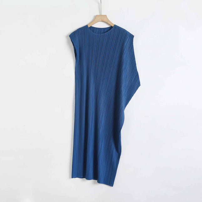 Women's Pleated Sleeveless Dress - Wnkrs