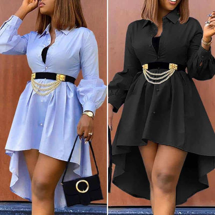 Women's Office Asymmetric Dress - Wnkrs