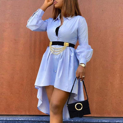 Women's Office Asymmetric Dress - Wnkrs