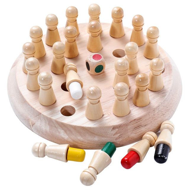 Wooden Color Matching Game - wnkrs
