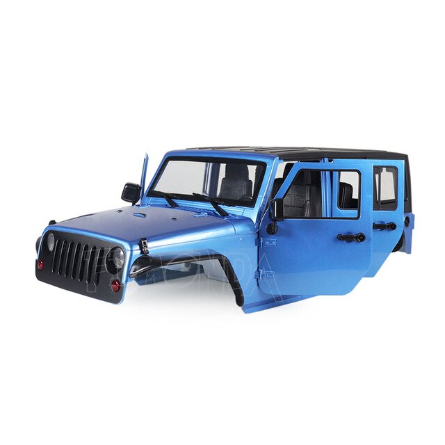 Jeep Wrangler JK Rubicon 4 Door Hard Body Shell Kit for SCX10 - wnkrs