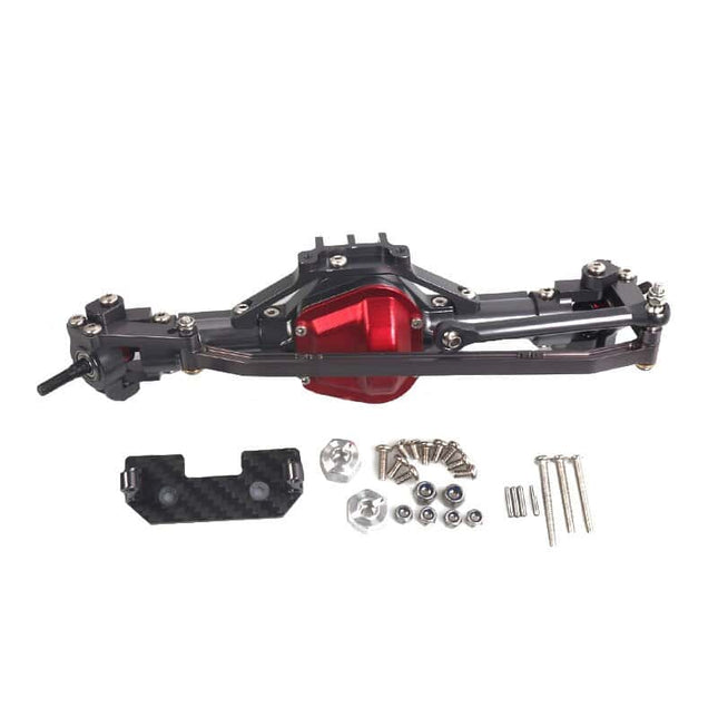 Front and Rear Complete Straight Alloy Axle for SCX10 - wnkrs