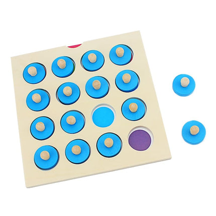 Compact Wooden Memory Matching Game - wnkrs