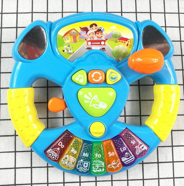 Colorful Musical Steering Wheel with Lights - wnkrs