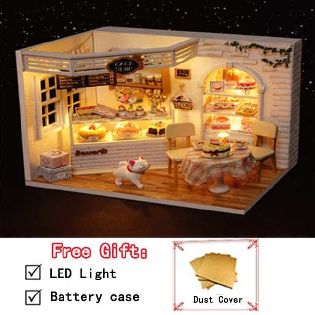 Wooden Multi Style Doll House Kits - wnkrs