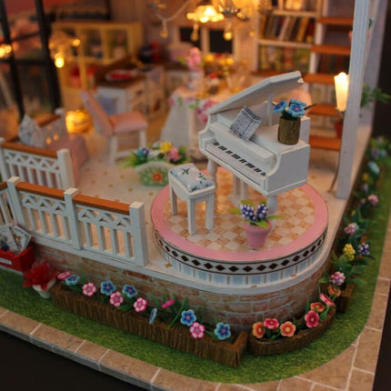 Colorful Apartment Miniature Wooden Doll House - wnkrs