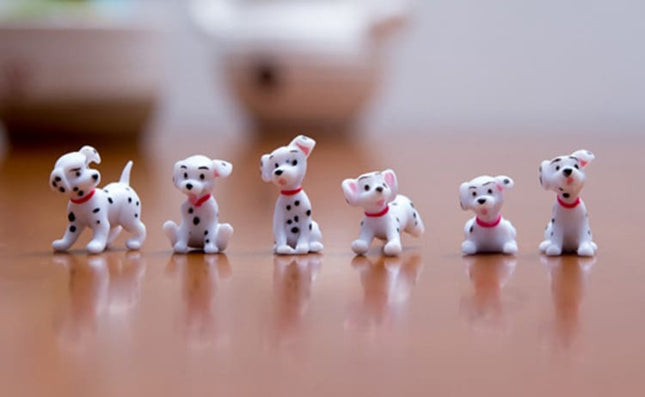 Mini Dalmatian Dog Figurines Set - wnkrs