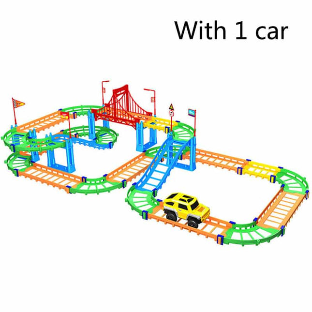 Railway Road and Track Car Toys Set - wnkrs