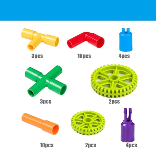 Colorful Educational Pipe Block Construction Kit - wnkrs