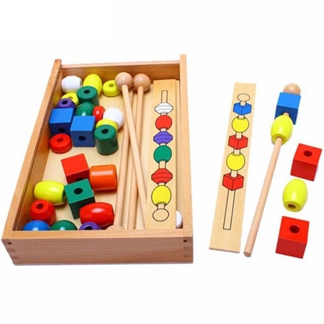 Wooden Blocks Sequencing Toy - wnkrs