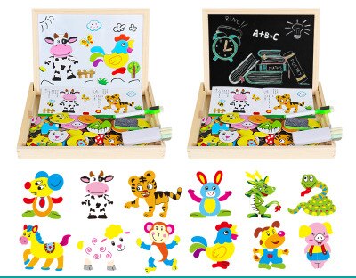 Wooden Magnetic Drawing Board Puzzle - wnkrs