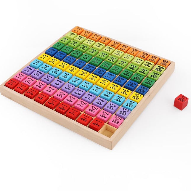 Wooden Arithmetic Table for Children - wnkrs