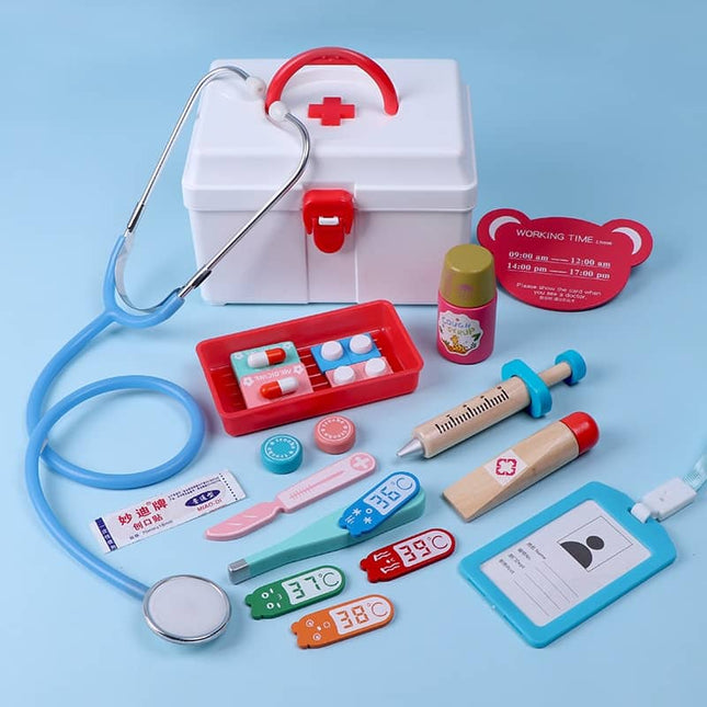 Educational Kid's Doctor Pretend Play Game Kit - wnkrs