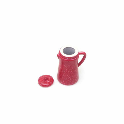 1/12 Doll House Miniature Porcelain Coffee Pot and Cups 5 pcs Set - wnkrs