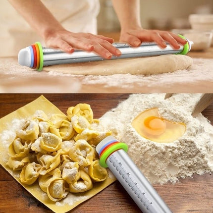 Adjustable Stainless-Steel Rolling Pin - wnkrs