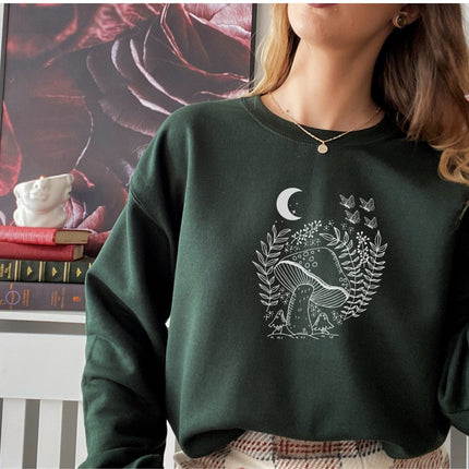 Women's Casual Mushroom Sweater - Wnkrs