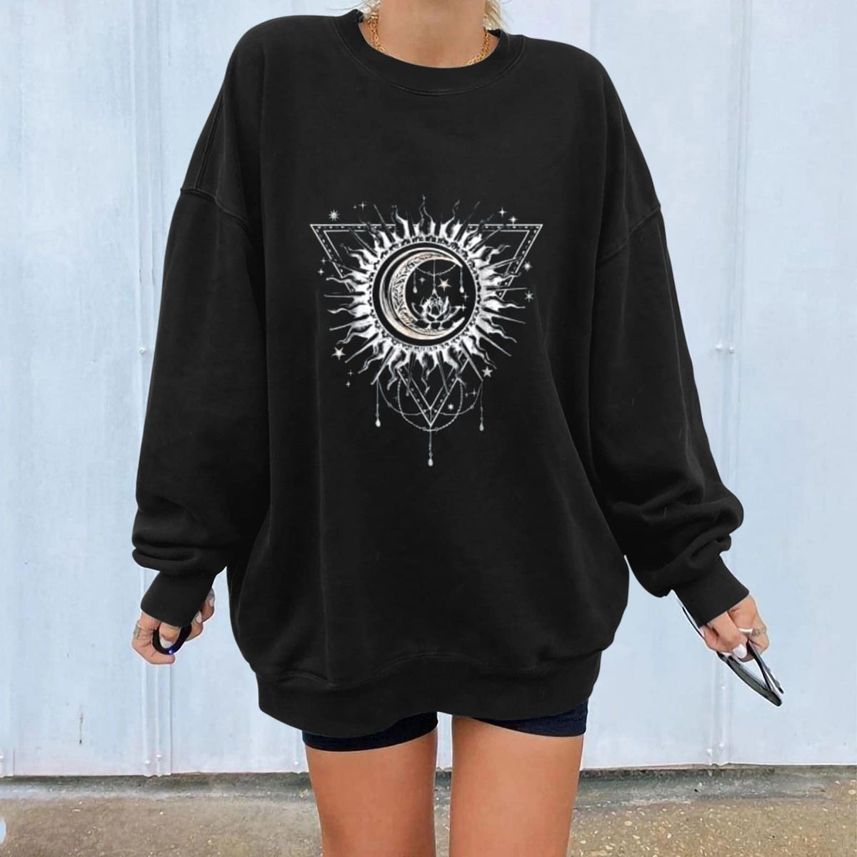 Women's Gothic Patterned Sweater