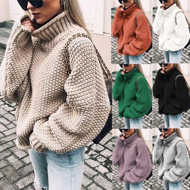 Women's Casual Loose Knitted Sweaters