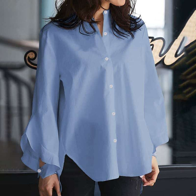 Flare Sleeved Loose Shirt for Women