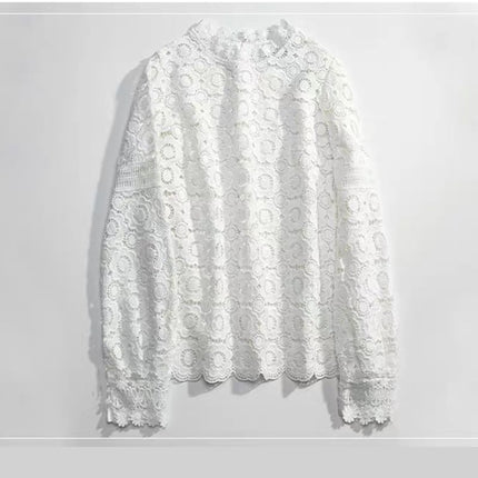 Women's Elegant Hollow Out Blouses - Wnkrs