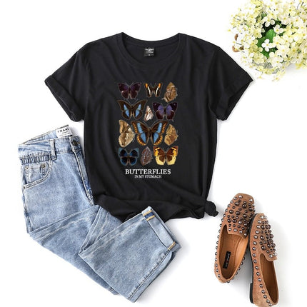 Butterflies In My Stomach Aesthetic Unisex T-Shirt - Wnkrs