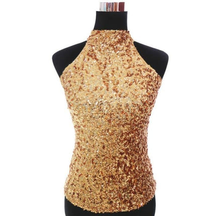Luxury Sleeveless Sequined Women's Top - Wnkrs