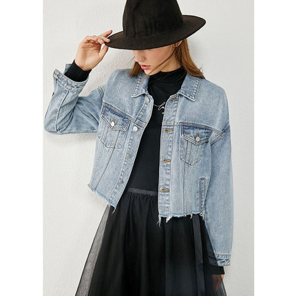 Women's Minimalism Denim Jacket - Wnkrs