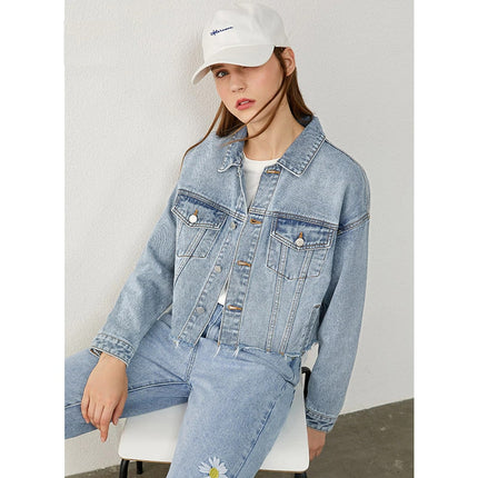 Women's Minimalism Denim Jacket - Wnkrs